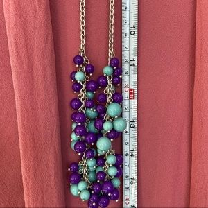 Turquoise and Purple Necklace